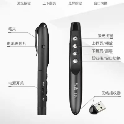 翻页笔红光