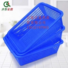 塑料筐 白色 品牌齐鲁安然长402*宽311*高123MM