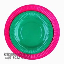 彩色纸盘