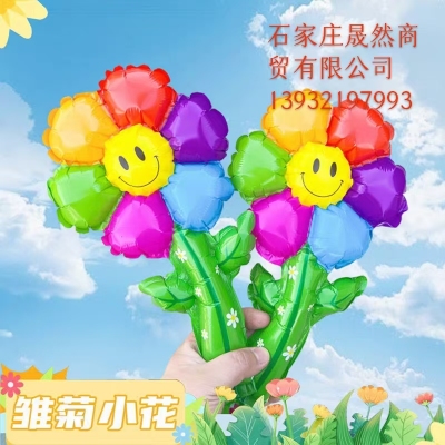 彩色花朵气球